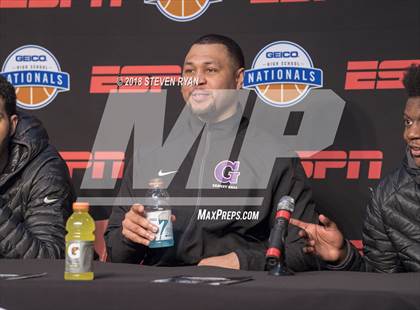 Thumbnail 3 in Oak Hill Academy vs. Garfield (GEICO National Tournament Quarterfinal) photogallery.