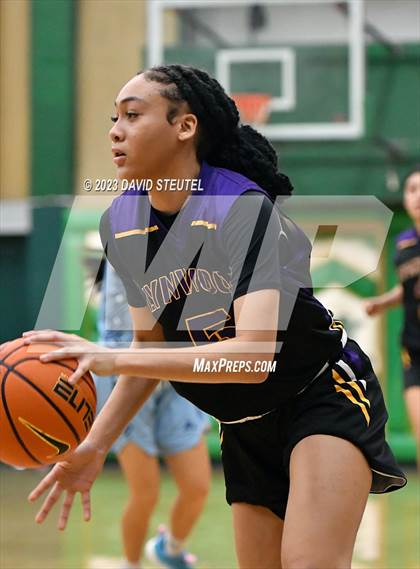 Thumbnail 1 in Pleasant Valley vs. Lynwood (St. Mary's Stockton MLK Showcase) photogallery.
