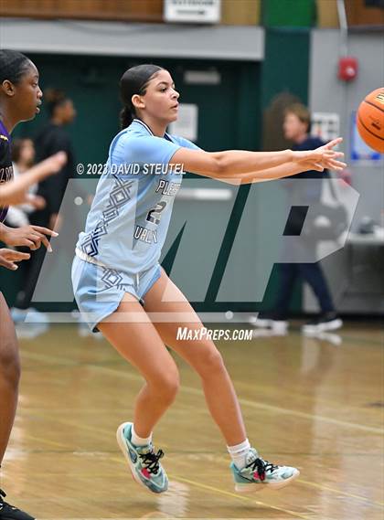 Thumbnail 3 in Pleasant Valley vs. Lynwood (St. Mary's Stockton MLK Showcase) photogallery.