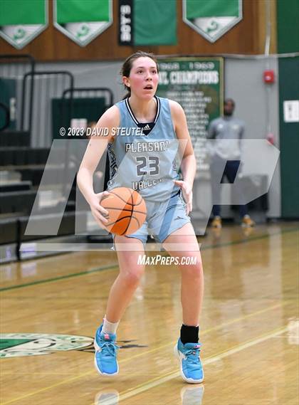 Thumbnail 3 in Pleasant Valley vs. Lynwood (St. Mary's Stockton MLK Showcase) photogallery.