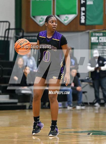 Thumbnail 3 in Pleasant Valley vs. Lynwood (St. Mary's Stockton MLK Showcase) photogallery.