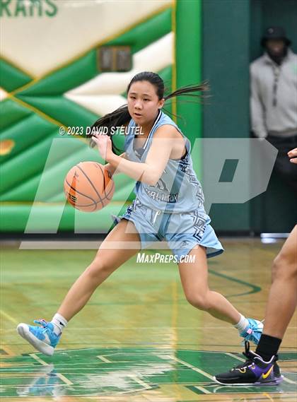 Thumbnail 1 in Pleasant Valley vs. Lynwood (St. Mary's Stockton MLK Showcase) photogallery.