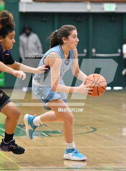 Thumbnail 2 in Pleasant Valley vs. Lynwood (St. Mary's Stockton MLK Showcase) photogallery.