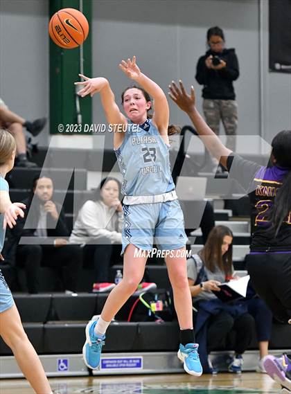 Thumbnail 2 in Pleasant Valley vs. Lynwood (St. Mary's Stockton MLK Showcase) photogallery.