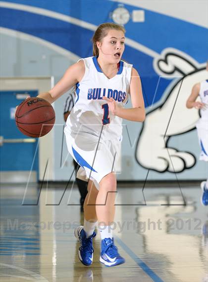 Thumbnail 1 in Colfax vs. Folsom (Lady Bulldog Winter Classic) photogallery.