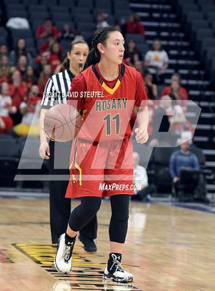 Thumbnail 3 in Rosary Academy vs. Campolindo (CIF State D3 Final) photogallery.