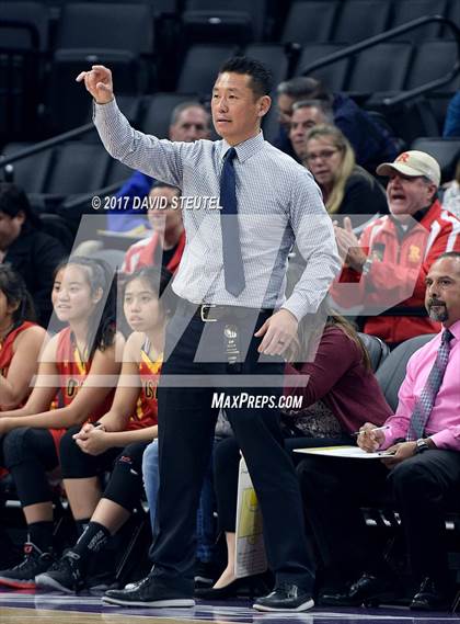 Thumbnail 2 in Rosary Academy vs. Campolindo (CIF State D3 Final) photogallery.