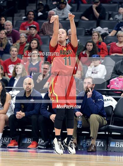 Thumbnail 3 in Rosary Academy vs. Campolindo (CIF State D3 Final) photogallery.