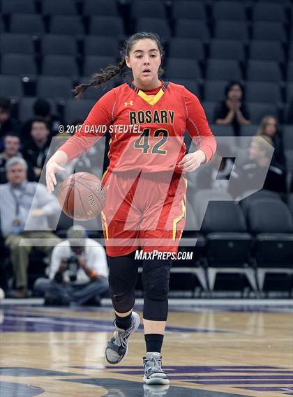 Thumbnail 2 in Rosary Academy vs. Campolindo (CIF State D3 Final) photogallery.