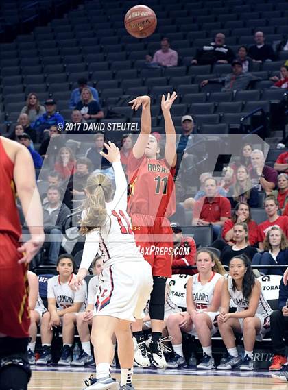 Thumbnail 2 in Rosary Academy vs. Campolindo (CIF State D3 Final) photogallery.