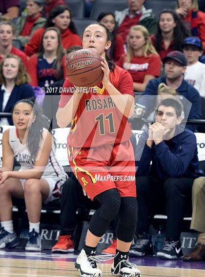 Thumbnail 2 in Rosary Academy vs. Campolindo (CIF State D3 Final) photogallery.