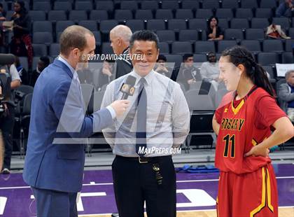 Thumbnail 2 in Rosary Academy vs. Campolindo (CIF State D3 Final) photogallery.