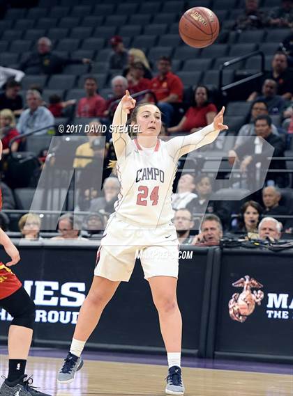 Thumbnail 2 in Rosary Academy vs. Campolindo (CIF State D3 Final) photogallery.