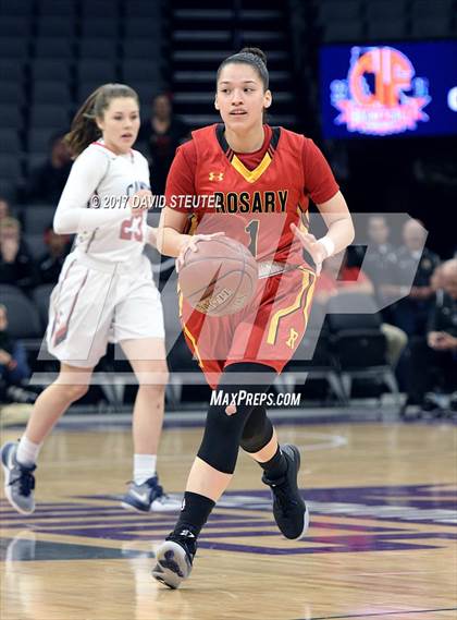 Thumbnail 3 in Rosary Academy vs. Campolindo (CIF State D3 Final) photogallery.