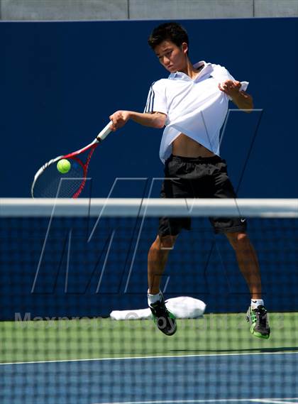 Thumbnail 1 in NYSPHSAA Tennis Championships (Day 3) photogallery.