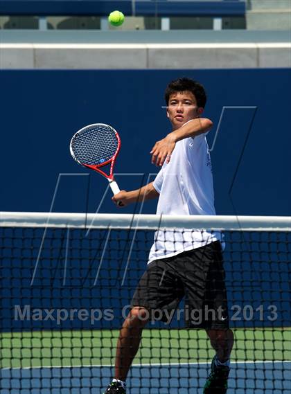 Thumbnail 1 in NYSPHSAA Tennis Championships (Day 3) photogallery.