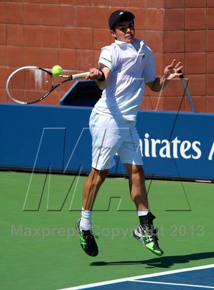Thumbnail 3 in NYSPHSAA Tennis Championships (Day 3) photogallery.