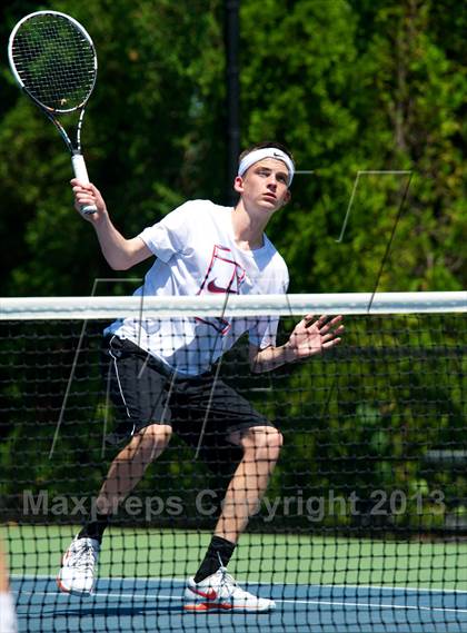 Thumbnail 1 in NYSPHSAA Tennis Championships (Day 3) photogallery.