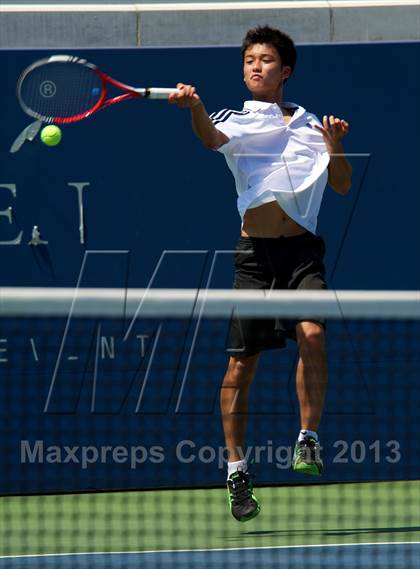 Thumbnail 3 in NYSPHSAA Tennis Championships (Day 3) photogallery.