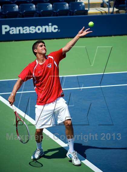 Thumbnail 1 in NYSPHSAA Tennis Championships (Day 3) photogallery.