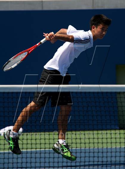 Thumbnail 2 in NYSPHSAA Tennis Championships (Day 3) photogallery.