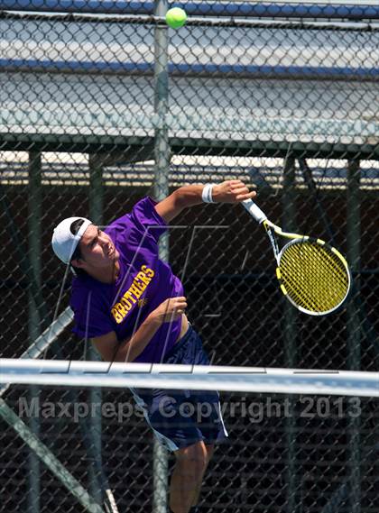 Thumbnail 1 in NYSPHSAA Tennis Championships (Day 3) photogallery.