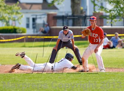 Thumbnail 3 in Ridgefield vs. Fairfield Prep (CIAC Class LL Second Round) photogallery.