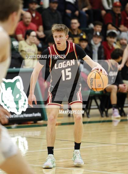 Thumbnail 3 in Logan at Green Canyon (UHSAA 4A First Round) photogallery.