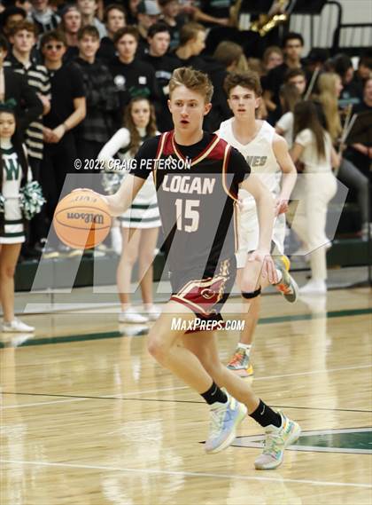 Thumbnail 1 in Logan at Green Canyon (UHSAA 4A First Round) photogallery.