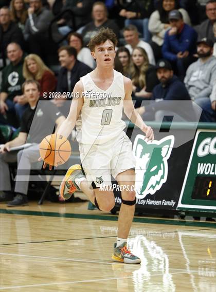 Thumbnail 3 in Logan at Green Canyon (UHSAA 4A First Round) photogallery.