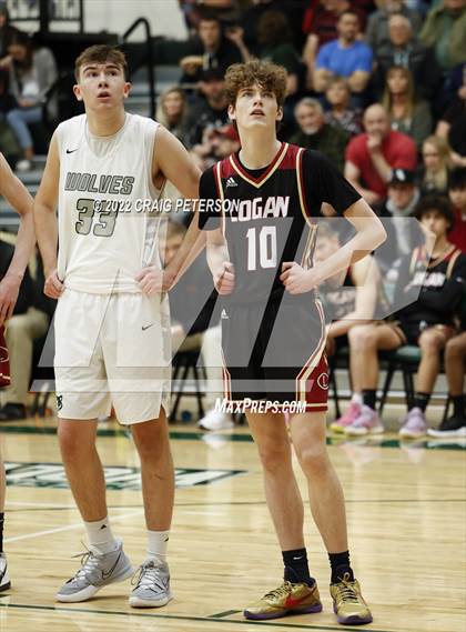 Thumbnail 3 in Logan at Green Canyon (UHSAA 4A First Round) photogallery.