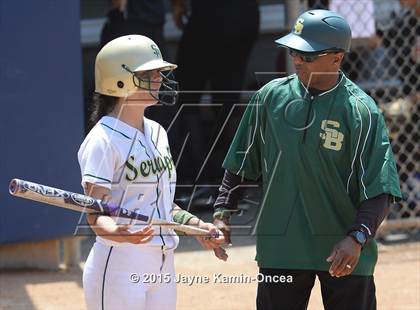 Thumbnail 3 in St. Bonaventure vs. Garden Grove (CIF SS D5 Final) photogallery.