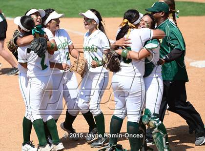 Thumbnail 3 in St. Bonaventure vs. Garden Grove (CIF SS D5 Final) photogallery.