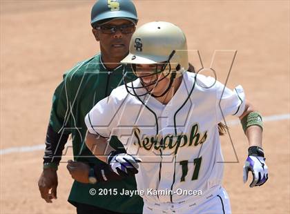 Thumbnail 3 in St. Bonaventure vs. Garden Grove (CIF SS D5 Final) photogallery.