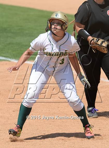 Thumbnail 2 in St. Bonaventure vs. Garden Grove (CIF SS D5 Final) photogallery.