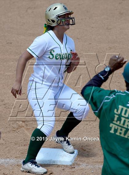 Thumbnail 3 in St. Bonaventure vs. Garden Grove (CIF SS D5 Final) photogallery.