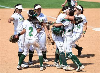 Thumbnail 2 in St. Bonaventure vs. Garden Grove (CIF SS D5 Final) photogallery.
