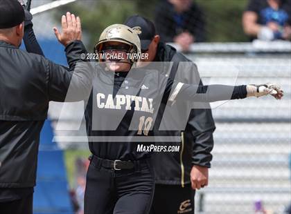 Thumbnail 3 in Capital vs Thunder Ridge (IHSAA 5A State Tournament) photogallery.