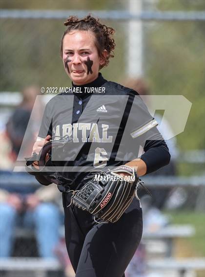Thumbnail 2 in Capital vs Thunder Ridge (IHSAA 5A State Tournament) photogallery.