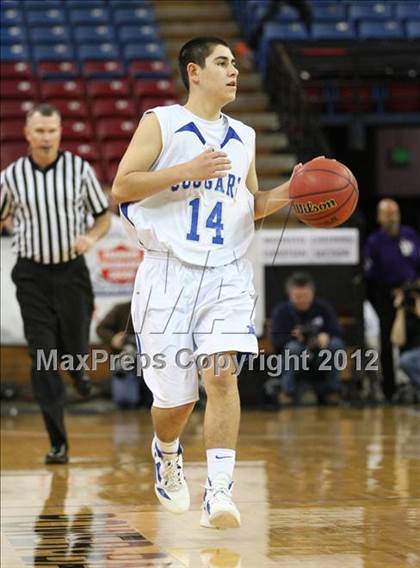 Thumbnail 3 in Capital Christian vs. Central Catholic (CIF SJS D5 Final) photogallery.