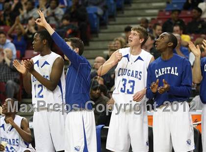 Thumbnail 2 in Capital Christian vs. Central Catholic (CIF SJS D5 Final) photogallery.