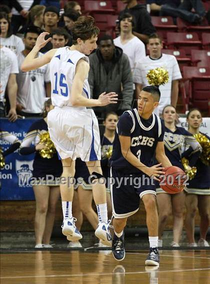 Thumbnail 1 in Capital Christian vs. Central Catholic (CIF SJS D5 Final) photogallery.