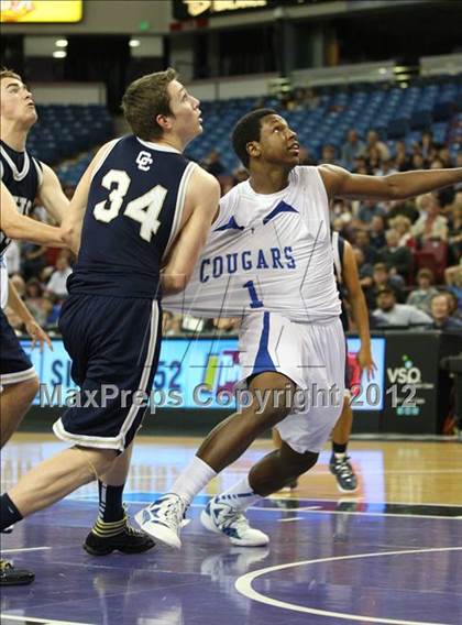 Thumbnail 2 in Capital Christian vs. Central Catholic (CIF SJS D5 Final) photogallery.