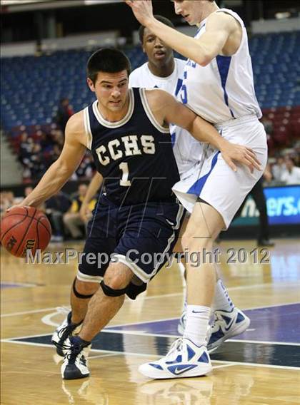 Thumbnail 3 in Capital Christian vs. Central Catholic (CIF SJS D5 Final) photogallery.