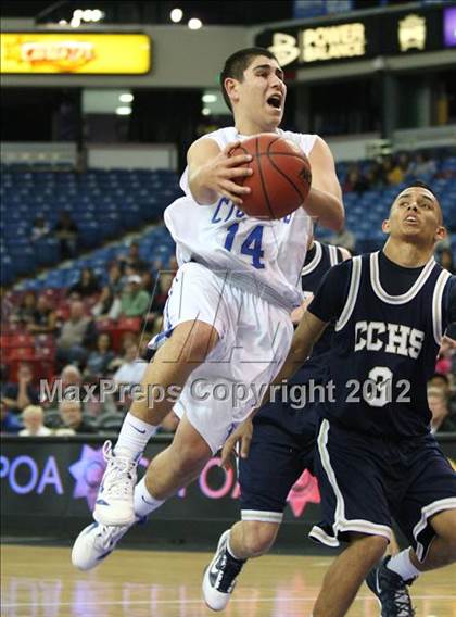 Thumbnail 3 in Capital Christian vs. Central Catholic (CIF SJS D5 Final) photogallery.