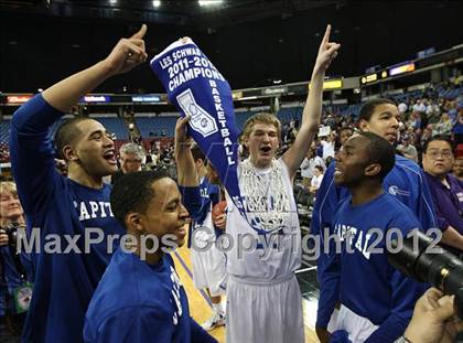 Thumbnail 2 in Capital Christian vs. Central Catholic (CIF SJS D5 Final) photogallery.
