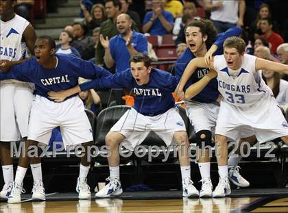 Thumbnail 3 in Capital Christian vs. Central Catholic (CIF SJS D5 Final) photogallery.