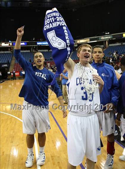 Thumbnail 1 in Capital Christian vs. Central Catholic (CIF SJS D5 Final) photogallery.