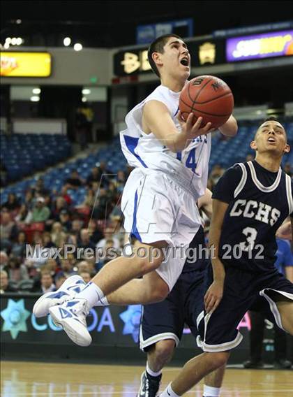 Thumbnail 1 in Capital Christian vs. Central Catholic (CIF SJS D5 Final) photogallery.