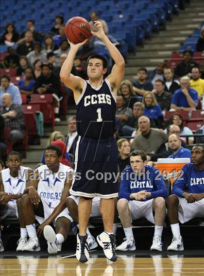 Thumbnail 2 in Capital Christian vs. Central Catholic (CIF SJS D5 Final) photogallery.